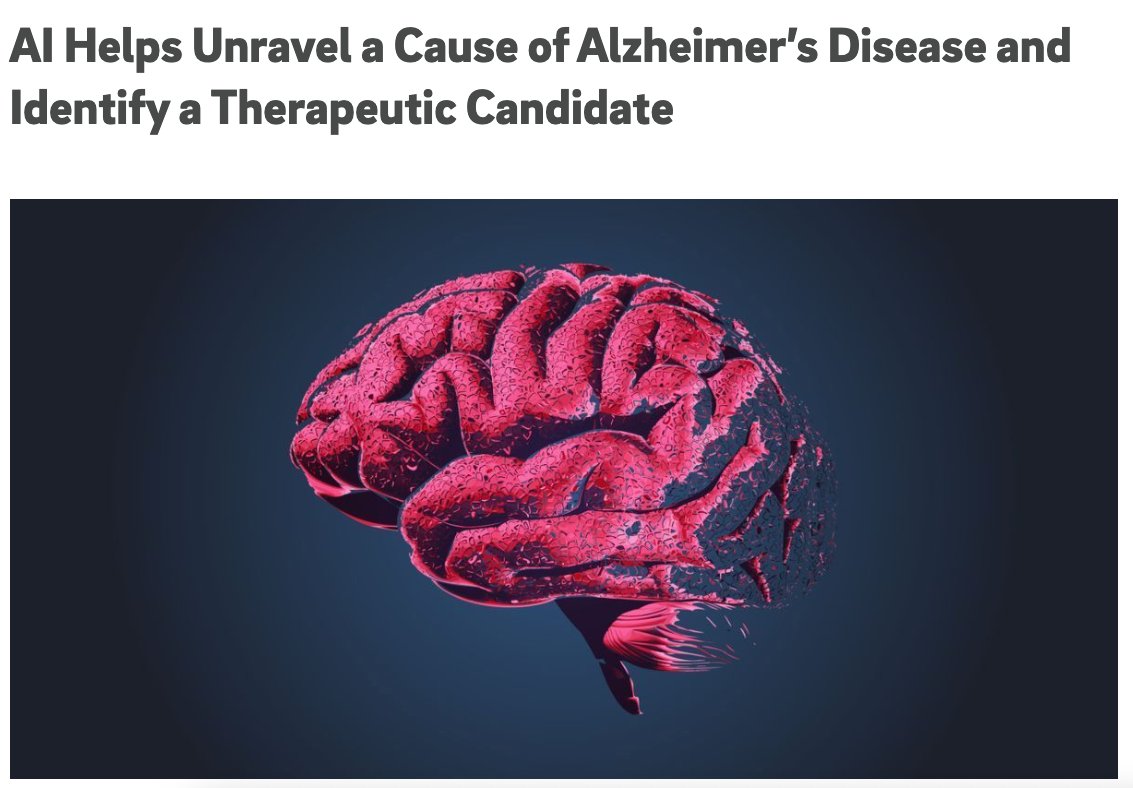 AI helped scientists find a hidden cause of Alzheimer’s in a gene and a small molecule that blocks it. In mice, this reduced brain changes and improved memory, offering hope for earlier, easier treatment.
#Alzheimers #AIinHealthcare #BrainHealth
shorturl.at/5BIqn