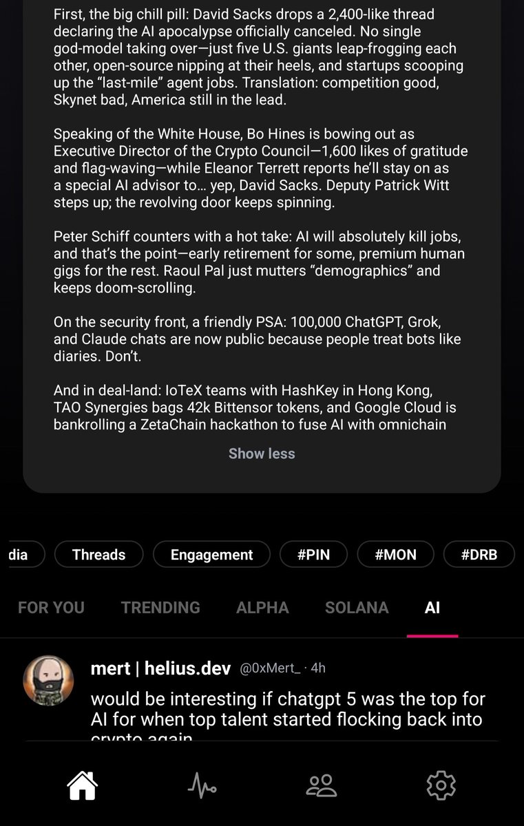 Your timeline is compressed to a single card on SolarisAI 365.

Here's the tldr 👇