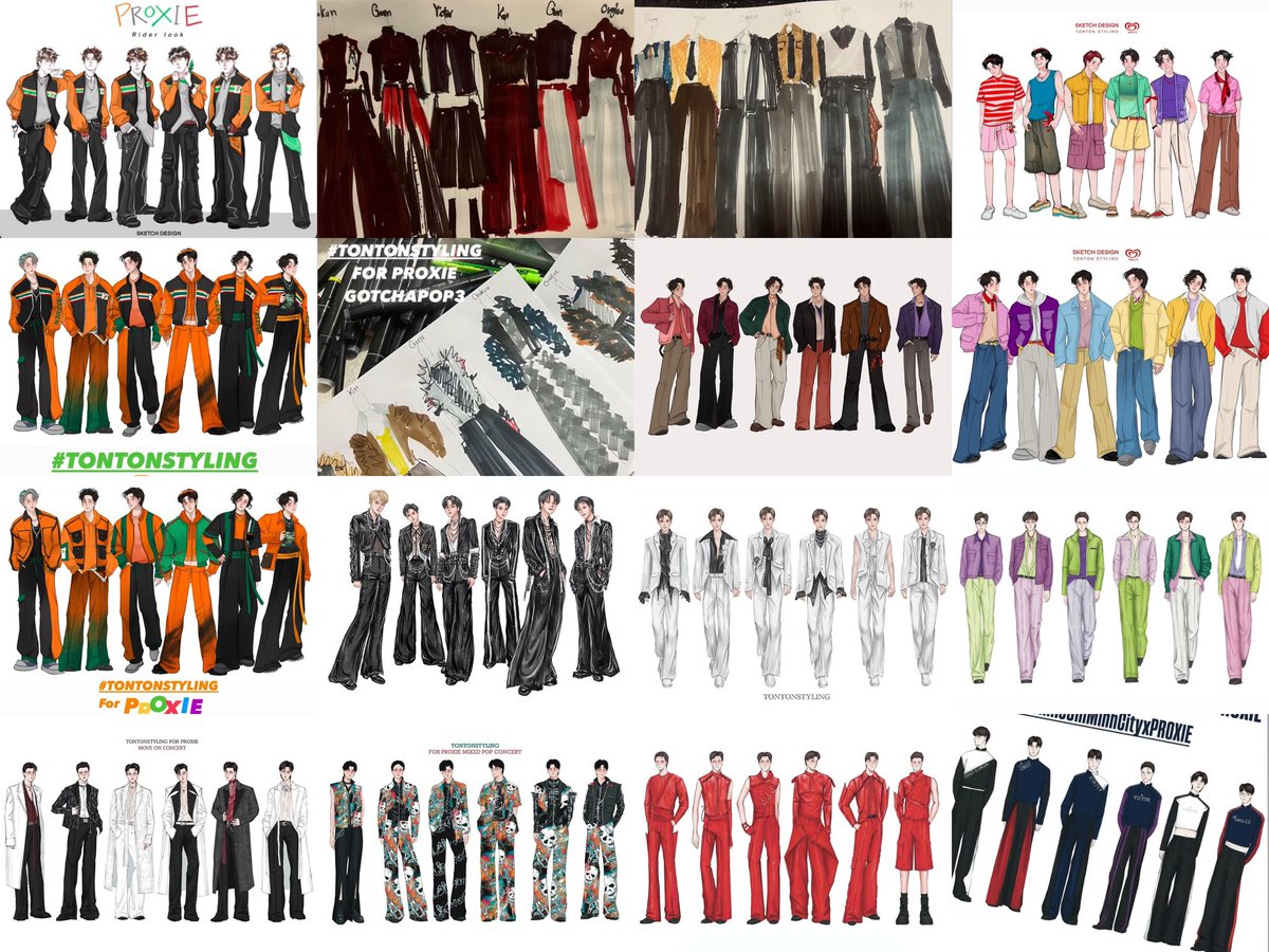 ขอบคุณ คุณ tontonstyling ที่ทำงานอย่างหนัก ชุดที่เค้าออกแบบมาเหมาะกับพ้อกสีมาก คือออกงานแล้วคนชมชุดตลอด ลง sketch design ให้ดูเรื่อยๆนะคะ ชอบมาก 🧡💛💚🩷🩵💜