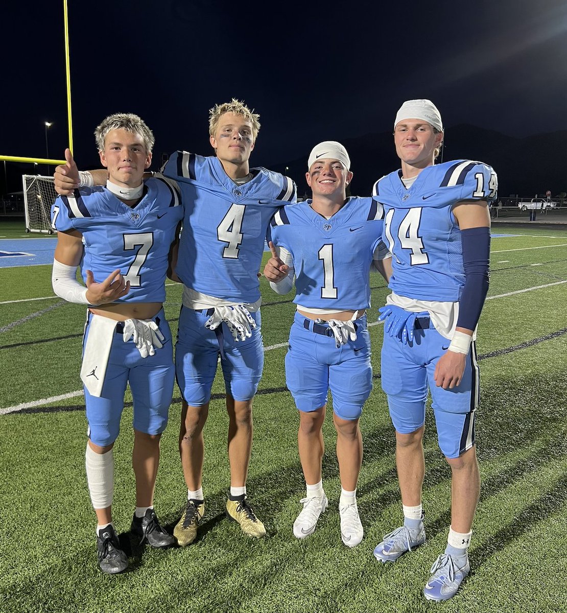Gordon Wilson (@gordon_wils14) on Twitter photo 6+years playing 🏈 together. Blue & White Game 2025. I had 2 INTs, 1 pick 6 & a couple of receptions. 1 Week Away! <a href="/hills_salem/">Salem Hills Football (official)</a> <a href="/skyler_ridley/">Coach Ridley</a> <a href="/Coach_MDixon/">Michael Dixon</a> <a href="/JeffHigginson/">Coach Jeff Higginson</a> <a href="/HigginsonJoel/">Joel Higginson</a> <a href="/PeytonHigginson/">Peyton Higginson</a> <a href="/Andy_Pham1/">Andy</a> <a href="/PrepRedzoneUT/">Prep Redzone Utah</a> <a href="/widereceivermag/">Wide Receiver Magazine</a> <a href="/SlingintheP/">Slingin’ the Pill Media™️</a> <a href="/BeehiveBuzz_/">BeehiveBuzz🐝</a> 6+years playing 🏈 together. Blue & White Game 2025. I had 2 INTs, 1 pick 6 & a couple of receptions. 1 Week Away! <a href="/hills_salem/">Salem Hills Football (official)</a> <a href="/skyler_ridley/">Coach Ridley</a> <a href="/Coach_MDixon/">Michael Dixon</a> <a href="/JeffHigginson/">Coach Jeff Higginson</a> <a href="/HigginsonJoel/">Joel Higginson</a> <a href="/PeytonHigginson/">Peyton Higginson</a> <a href="/Andy_Pham1/">Andy</a> <a href="/PrepRedzoneUT/">Prep Redzone Utah</a> <a href="/widereceivermag/">Wide Receiver Magazine</a> <a href="/SlingintheP/">Slingin’ the Pill Media™️</a> <a href="/BeehiveBuzz_/">BeehiveBuzz🐝</a>