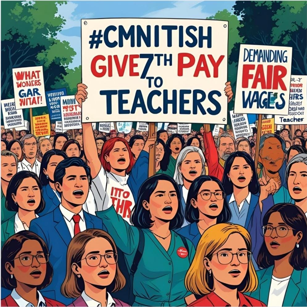 शिक्षक राष्ट्र के निर्माता हैं, उनका हक़ देना सरकार का कर्तव्य है।
#CMNitishGive7thPayToTeachers