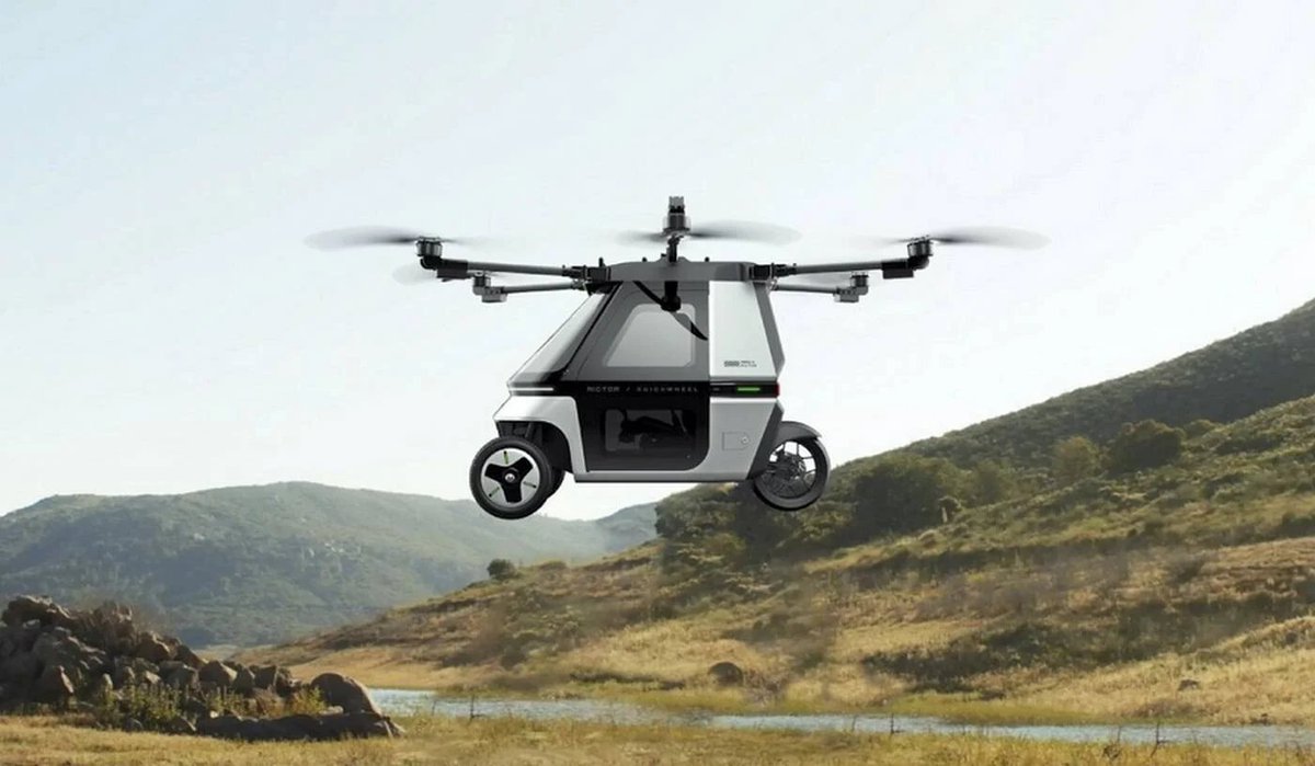 Would you fly a motorcycle to work? In China, you can 
👉 designwanted.com/kuickwheel-fly…

With the Skyrider X6, Kuickwheel takes the flying motorcycle from science fiction to commercial reality, redefining urban transportation.

✍️ Anna Lazzaron

#designwanted #design #industrialdesign