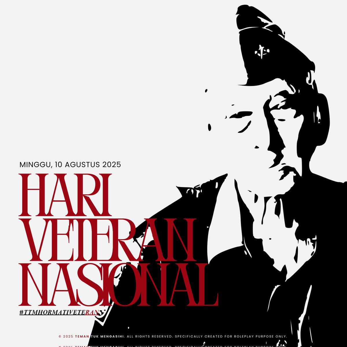 ㅤ
ㅤ
 𝐕𝐞𝐭𝐞𝐫𝐚𝐧 adalah saksi hidup 𝐬𝐞𝐣𝐚𝐫𝐚𝐡 bangsa. Mereka telah melewati medan juang yang tak semua orang sanggup lalui, demi kita bisa menghirup 𝐮𝐝𝐚𝐫𝐚 𝐤𝐞𝐦𝐞𝐫𝐝𝐞𝐤𝐚𝐚𝐧. Selamat 𝐇𝐚𝐫𝐢 𝐕𝐞𝐭𝐞𝐫𝐚𝐧 𝐍𝐚𝐬𝐢𝐨𝐧𝐚𝐥, pahlawan tanpa tanda jasa. 🪖

ㅤ