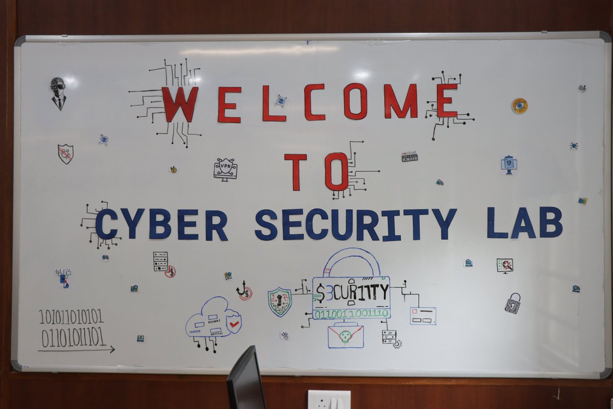 GSFCUniversity's tweet image. Proud Moment for GSFC University!
Cyber Security Lab Launched – Where Innovation Meets Vigilance
We’re thrilled to unveil the Cyber Security Lab, an ambitious initiative by the Department of Computer Engineering, School of Technology, GSFC University

#CyberSecurityLab