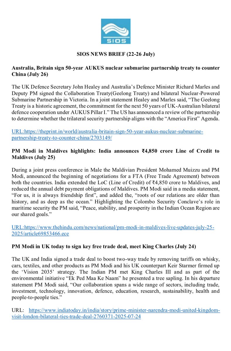 siosindia9's tweet photo. SIOS News Brief https://t.co/A67ZiC4Ygp