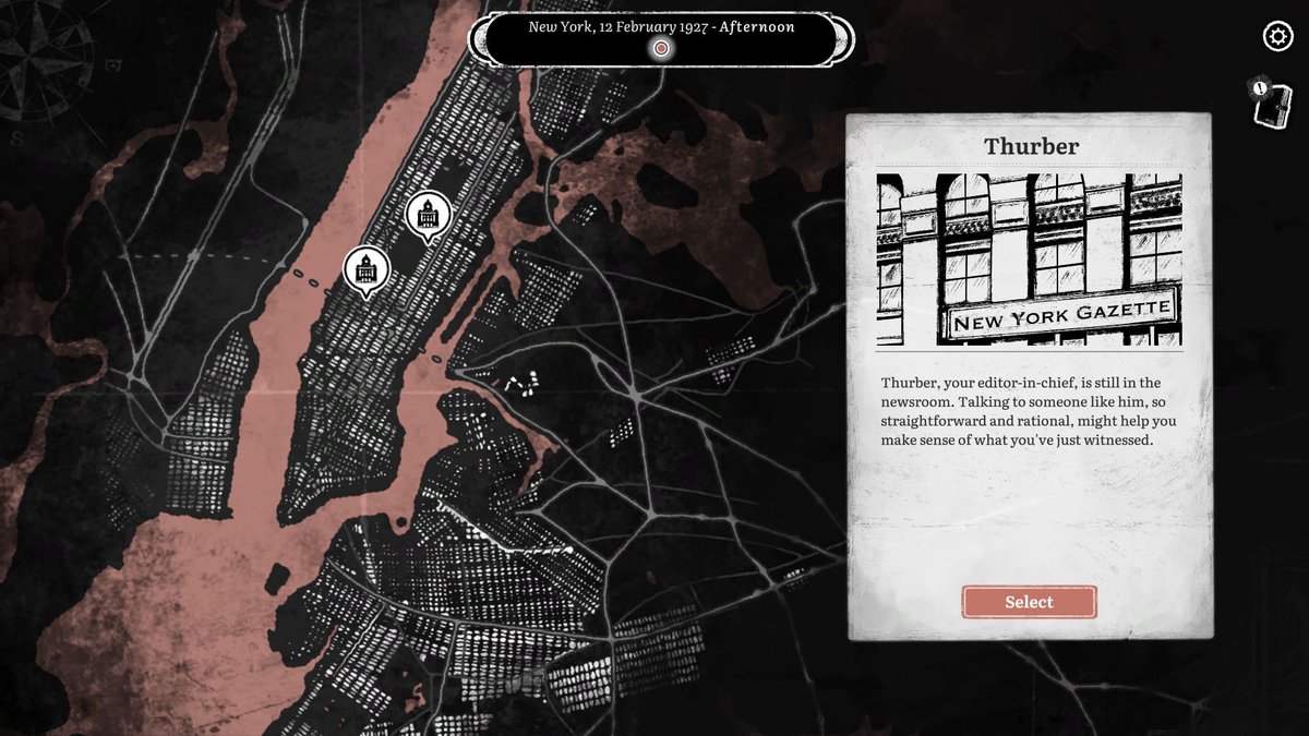 It's #WishlistWednesday!

Show us your #indiegame!
💬 REPLY |🔁RETWEET |❤️LIKE

The New York of Omen Exitio: Hunger is not the famous one of the Roaring Twenties.

Omen Exitio: Hunger coming soon.
Wishlist and Demo here!⏬
store.steampowered.com/app/1466520/Om…

#indiedev #gamebook #Lovecraft