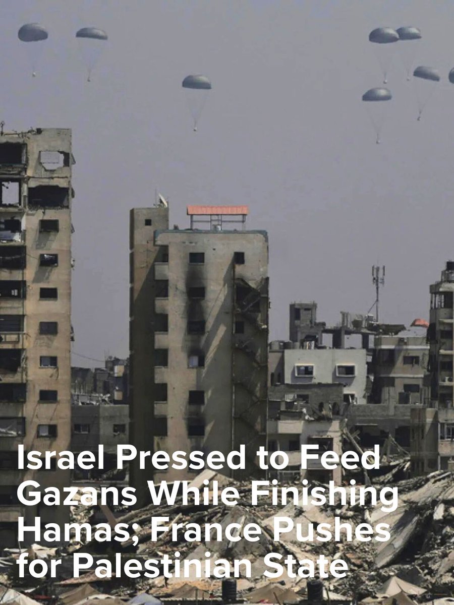 JlemDateline's tweet image. Explosions rocked Gaza Monday night, while humanitarian aid drops resumed Tuesday morning two opposing scenes as Israel tries to simultaneously defeat Hamas and help rescue Gaza's citizens from hunger. FULL REPORT: cbn.com/news/israel/is…