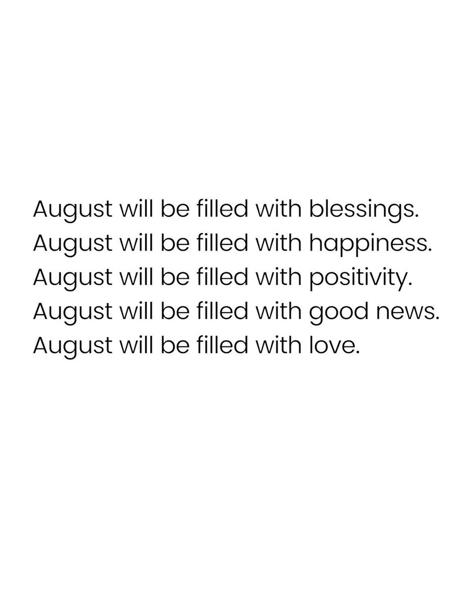 Retweet if you receive this energy. 🔁 This August will be different.