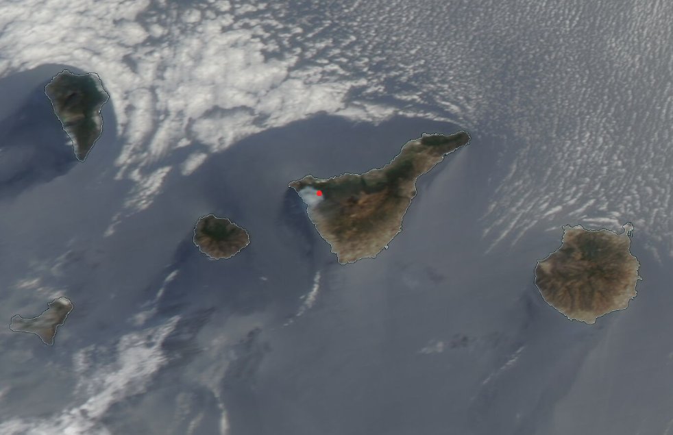El #IFElTanque visto ayer desde el satélite NOAA-20.

El punto rojo se obtiene a partir de anomalías de temperatura.