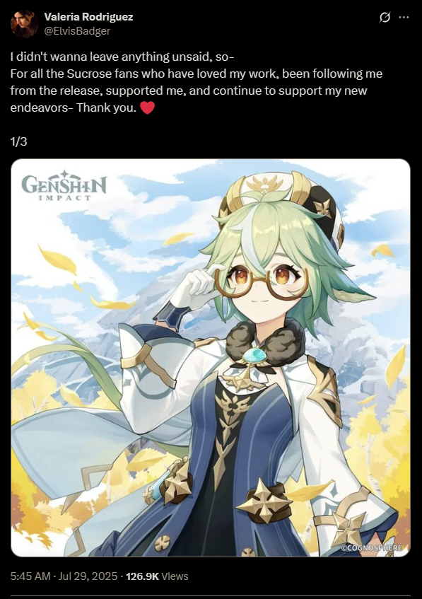 Genshin Update tweet media