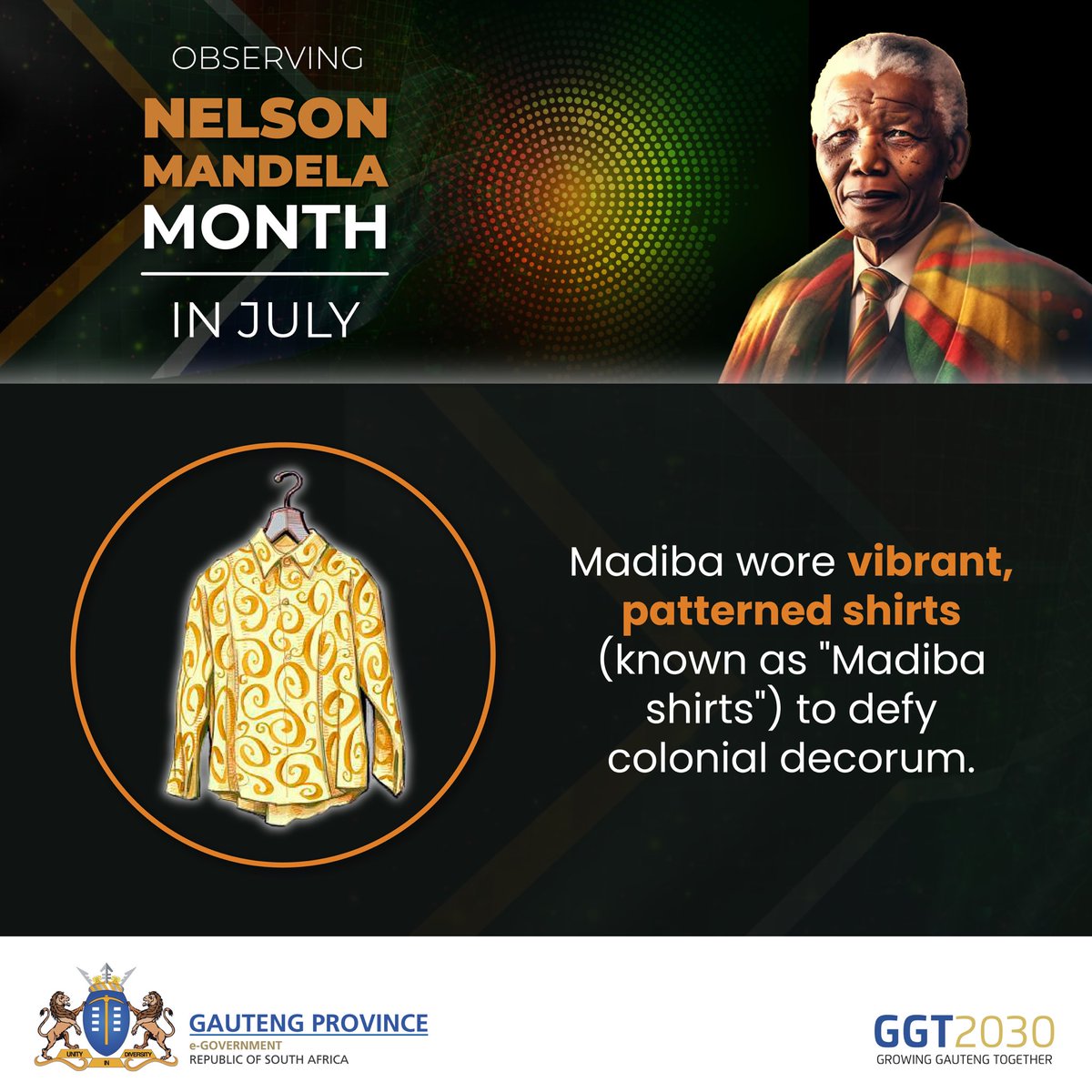 In continuing the spirit of #MandelaMonth, here’s a fun fact.