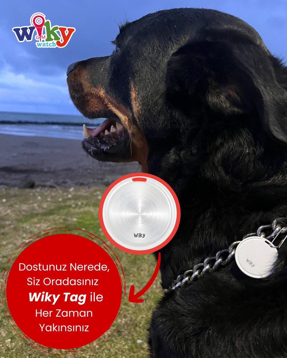 vcil hayvanınızın tasmasına Wiky Tag takın kaybolma riskine karşı en güvenilir önlemi alın.

#WikyWatch #wikytag #EvcilHayvanDostu #akıllıtakip