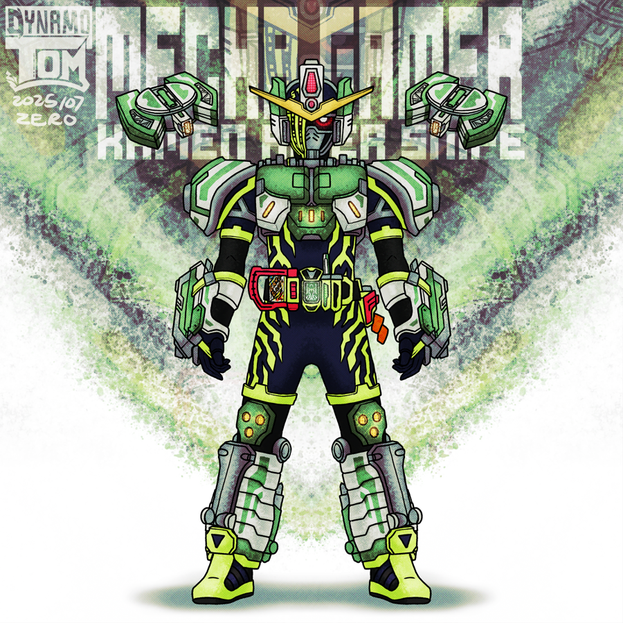 Patron Comm time again for Zero this time a #KamenRider  BangBang  Mecha form for that rad dude Zero :D
