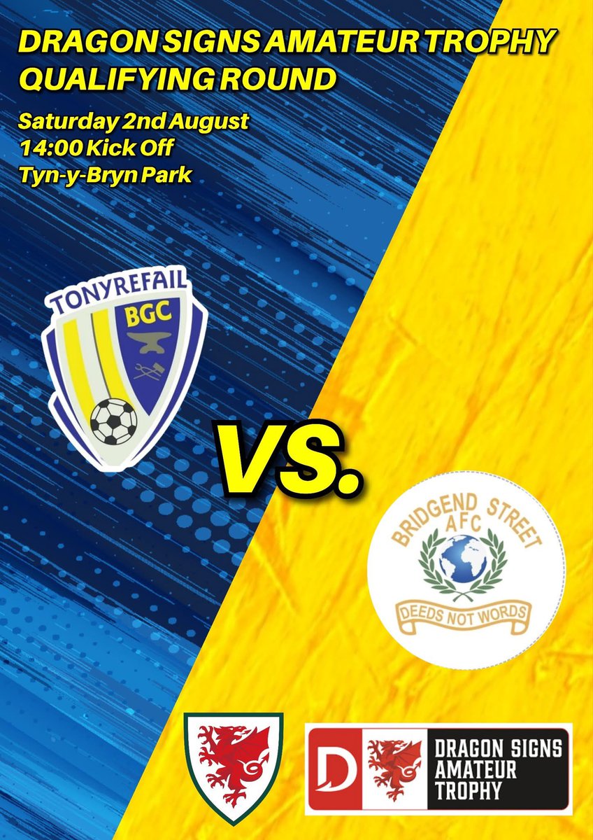 tonyrefailbgc's tweet image. Come along this weekend and show your support 💛💙⚽️