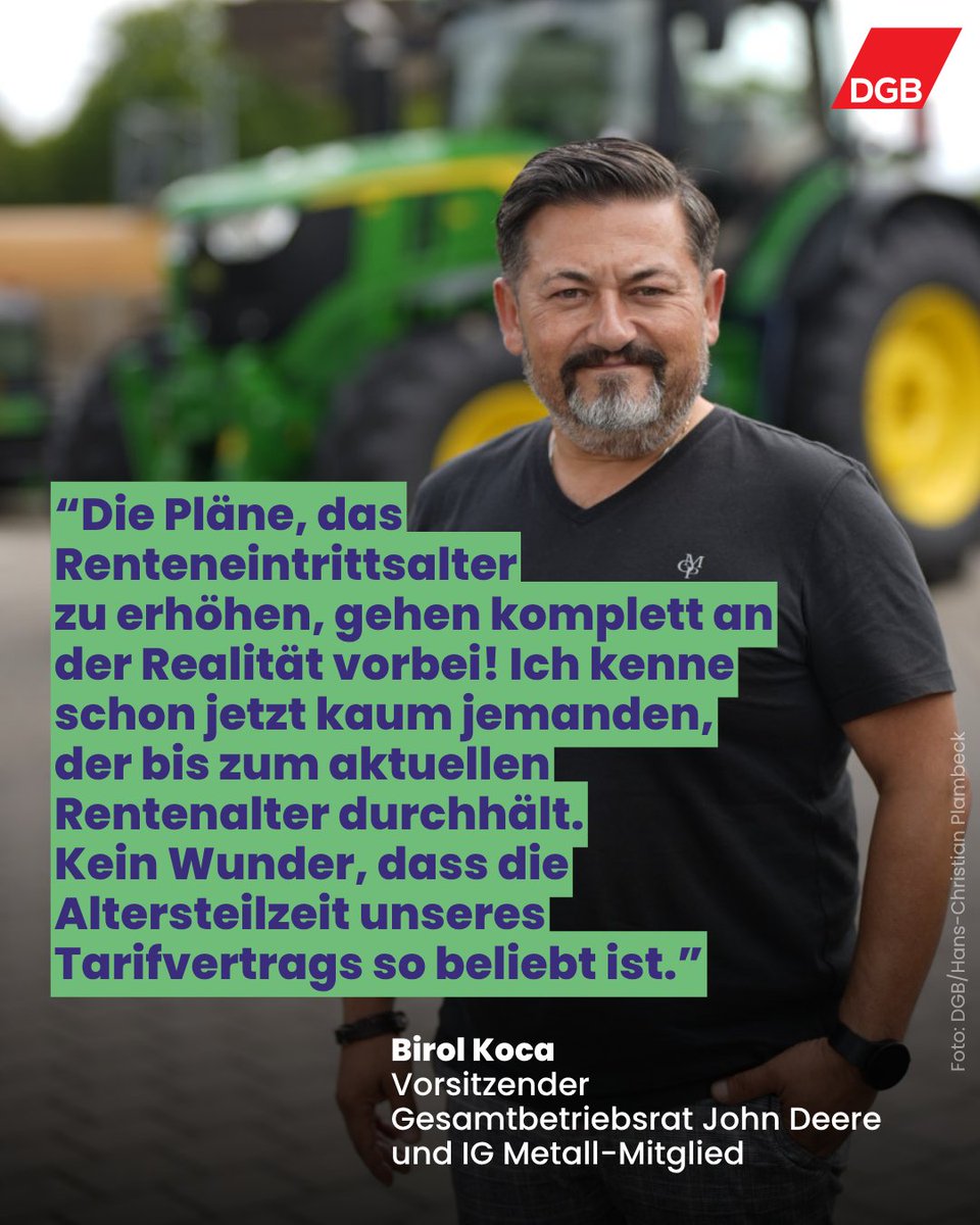 DGB - Deutscher Gewerkschaftsbund (@dgb_news) on Twitter photo Ministerin Reiche, hören Sie auf Kollegen wie Birol. Ihre Pläne gehen komplett an der betrieblichen Realität vorbei. <a href="/BMWE_/">Bundesministerium für Wirtschaft und Energie</a> #Rente Ministerin Reiche, hören Sie auf Kollegen wie Birol. Ihre Pläne gehen komplett an der betrieblichen Realität vorbei. <a href="/BMWE_/">Bundesministerium für Wirtschaft und Energie</a> #Rente