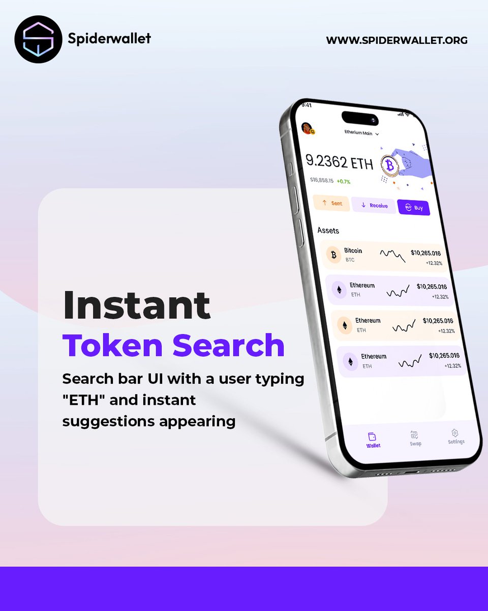 spiderwallet_'s tweet image. Instant Token Search. No Delays.
Search smarter with SpiderWallet. Just type and get token results in real time — whether it&apos;s ETH, BTC, or any asset you hold.
🔍 Fast. Accurate. Instant.
🔗 spiderwallet.org

#TokenSearch #CryptoWallet #InstantSearch #SpiderWallet #ETH