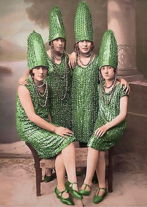 A strong look here from “The Pickle Sisters”