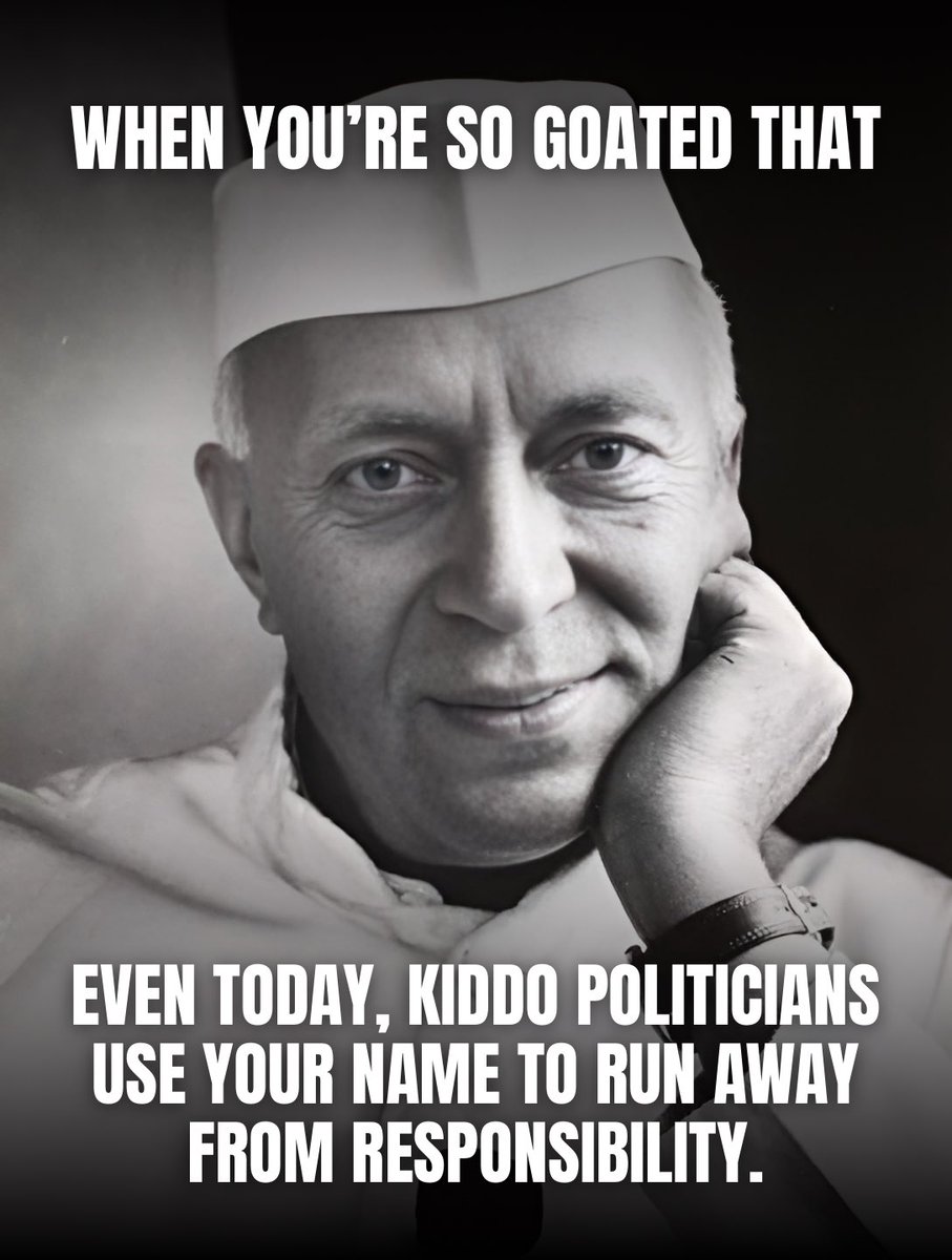 Jawaharlal Nehru (Satire) (@the_nehru) on Twitter photo 