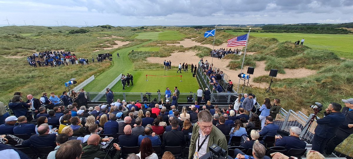 Waiting for @potus.  <a href="/heraldscotland/">The Herald</a>