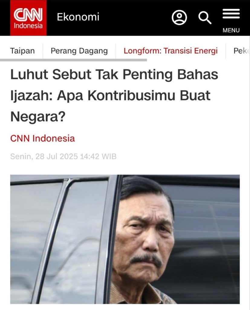 Kontribusi opung buat negara apa ???