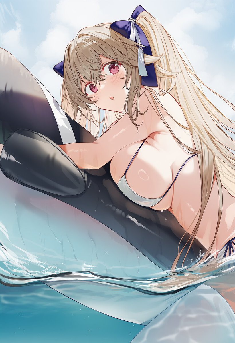 来世は浮き輪になるかぁ 