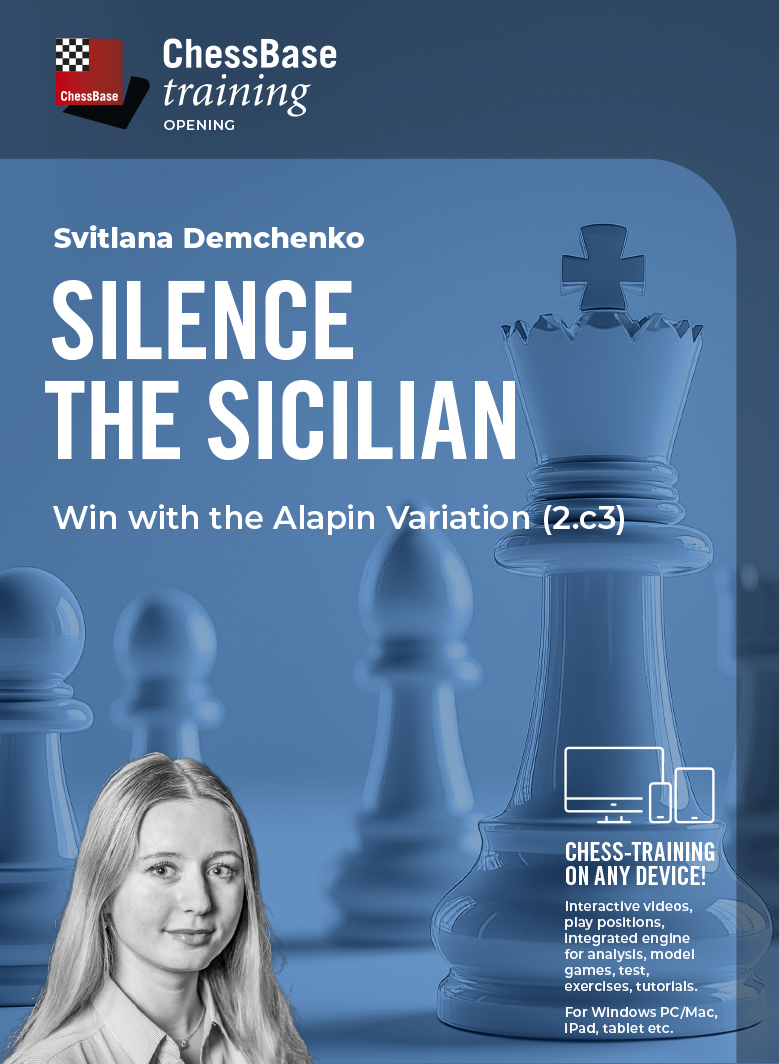 euroschach's tweet photo. Silence the Sicilian! Alles über die Alapin Variante in der Sizilianischen Verteidigung von der WIM Svitlana Demchenko👉: https://t.co/OqemwfJGEl Neu im Sortiment bei Euro Schach in Dresden.

Wir wünschen einen schönen Tag heute! 👋#schach #chess #ChessQueen #Ajedrez #Demchenko https://t.co/913Ywzy0YL