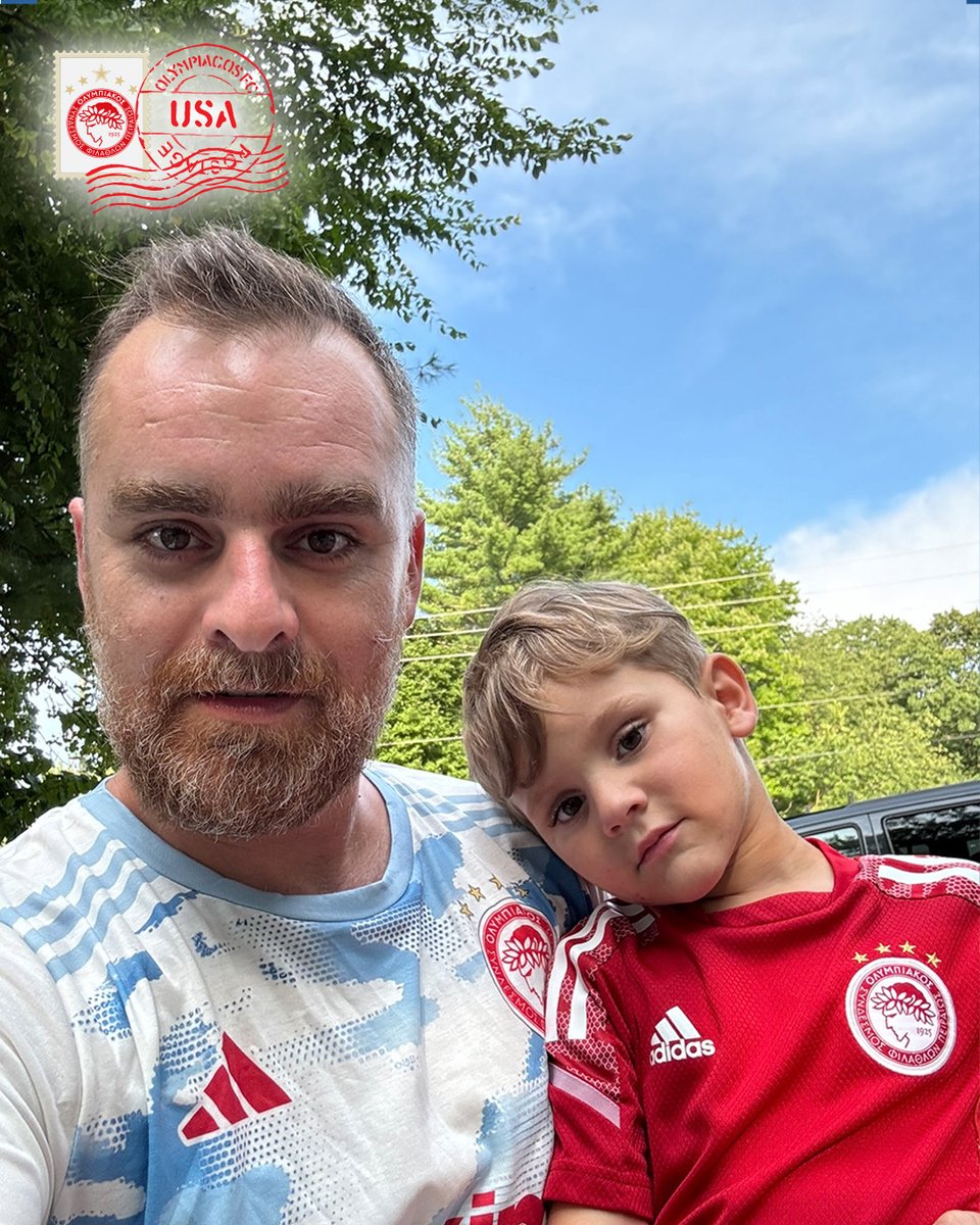 Olympiacos FC (@olympiacosfc) on Twitter photo Αυτή είναι η «ερυθρόλευκη» φωτογραφία του Χρήστου και του Απόλλωνα από την Βοστώνη των ΗΠΑ! Στείλτε μας τις φωτογραφίες σας στο weareolympiacos@olympiacos.org, αν θέλετε να δημοσιευθούν στα social media μας!
This is the "red-and-white" photo of Christos and Apollonas in Boston, Αυτή είναι η «ερυθρόλευκη» φωτογραφία του Χρήστου και του Απόλλωνα από την Βοστώνη των ΗΠΑ! Στείλτε μας τις φωτογραφίες σας στο weareolympiacos@olympiacos.org, αν θέλετε να δημοσιευθούν στα social media μας!
This is the "red-and-white" photo of Christos and Apollonas in Boston,