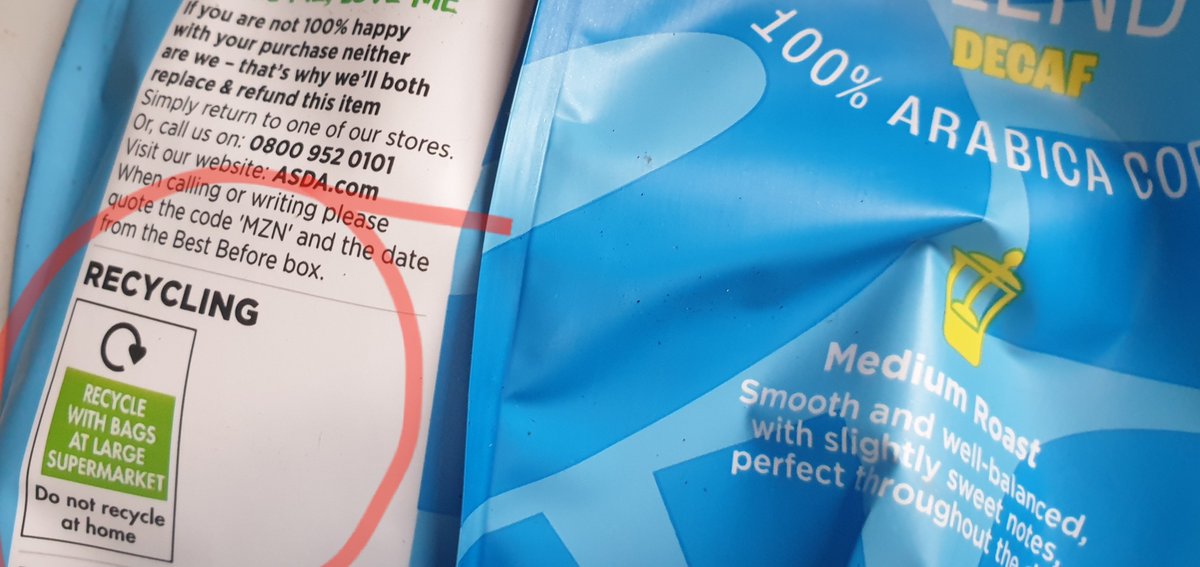 SeligShopping's tweet photo. I forgot to say that many @ASDA own brand products ask you to recycle the packaging at ' a large supermarket' like Asda! Here's one of several that I bought. https://t.co/8FpBMb9tWQ