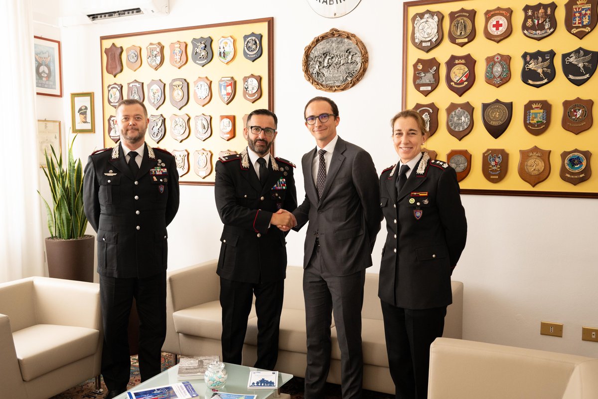 CoESPU-Center of Excellence4Stability Police Units (@_coespu_) on Twitter photo We bid #Farewell to 🇮🇹 Mr. Giovanni MAURO from <a href="/UniPadova/">Università di Padova</a>, who has just completed his internship at #CoESPU. #Kudos! Another highly talented, motivated and “in-the-make” professional, who will be dearly missed. #Grazie Giovanni!
#Godspeed #StrongerTogether We bid #Farewell to 🇮🇹 Mr. Giovanni MAURO from <a href="/UniPadova/">Università di Padova</a>, who has just completed his internship at #CoESPU. #Kudos! Another highly talented, motivated and “in-the-make” professional, who will be dearly missed. #Grazie Giovanni!
#Godspeed #StrongerTogether