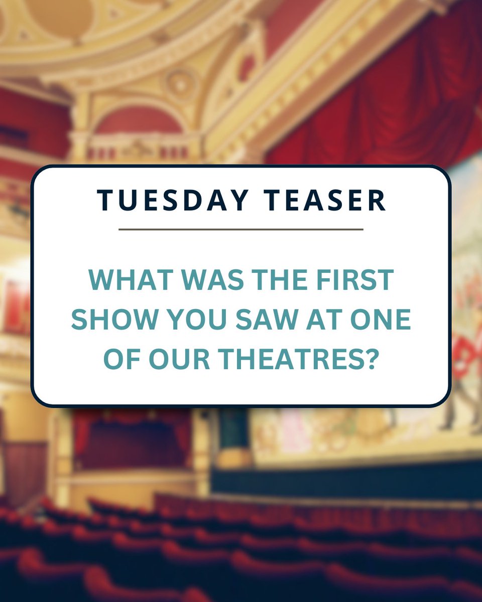 What was the first show you saw with us? ♥️