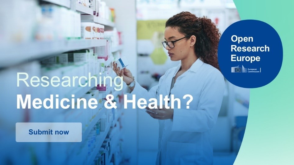 Open Research Europe (@openresearch_eu) on Twitter photo Researching medicine and health?
Tell the full story of your <a href="/HorizonEU/">Horizon Europe 🇪🇺</a>, <a href="/MSCActions/">Marie Skłodowska-Curie Actions</a>, and @costprogramme research by publishing a range of outputs, open access, and with no author-facing fees, with Open Research Europe.
spr.ly/60184cv1s Researching medicine and health?
Tell the full story of your <a href="/HorizonEU/">Horizon Europe 🇪🇺</a>, <a href="/MSCActions/">Marie Skłodowska-Curie Actions</a>, and @costprogramme research by publishing a range of outputs, open access, and with no author-facing fees, with Open Research Europe.
spr.ly/60184cv1s