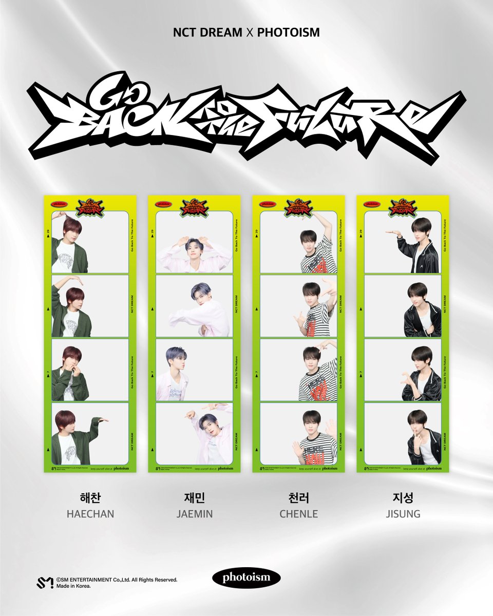 PHOTOISM X NCT DREAM ARTIST FRAME OPEN ! The <NCT DREAM> artist