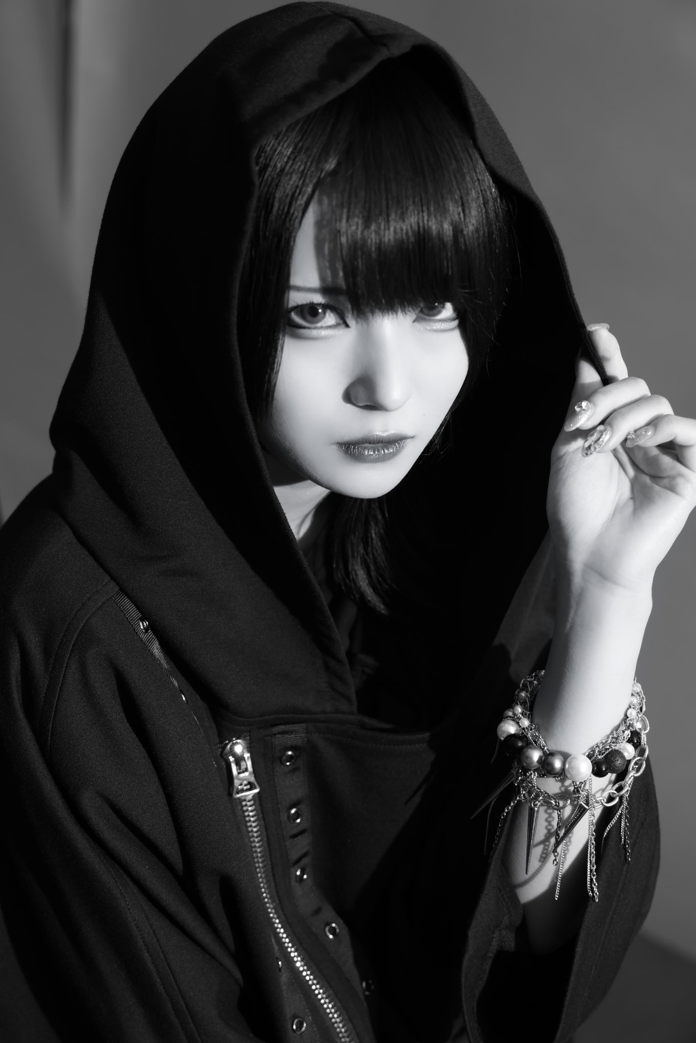 『AdaNousアダナス』AdaNous riders-style hoodie AdaNous【アダナス】枝垂れるriders-style hoodie/全2色