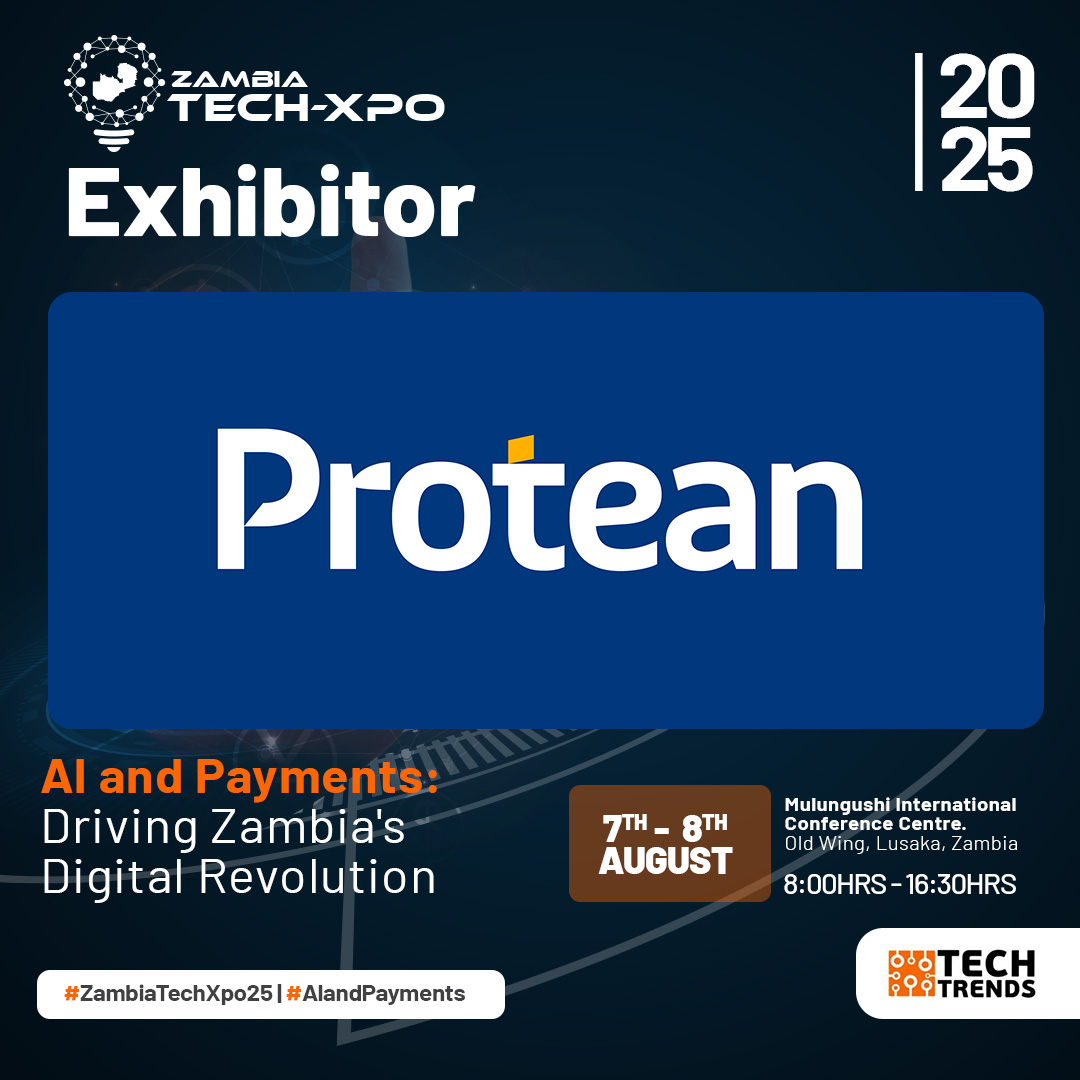 techtrends_zm's tweet image. We’re excited to announce Protean as an exhibitor at Zambia Tech-Xpo 2025!
A Zambian company and part of the global Protean network, Protean builds and supports Community Management Systems (CMS) for Public Benefit Organizations, including government, regulators, and…