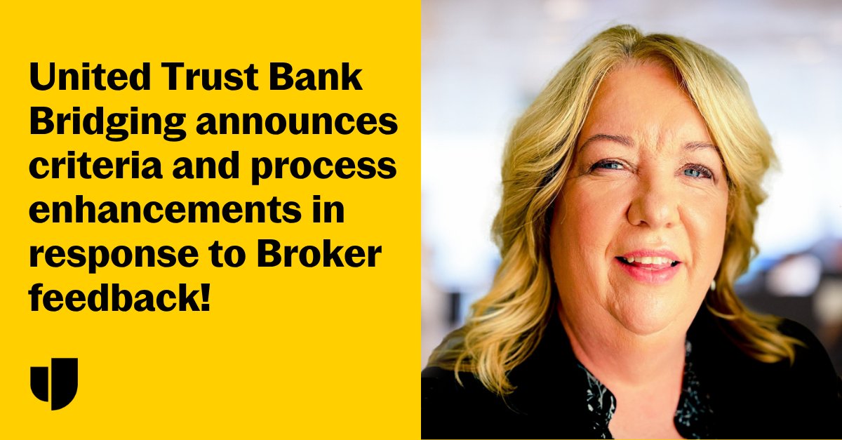 We’ve enhanced our Bridging criteria based on broker feedback:

✅ Re-bridging up to 70% LTV (75% closed cases)
✅ AVMs now accepted up to 75% LTV
✅ Light Refurb loans up to 75% — no experience needed: ow.ly/fh8A50WiuM1

#UTB #BridgingFinance #BrokerSupport