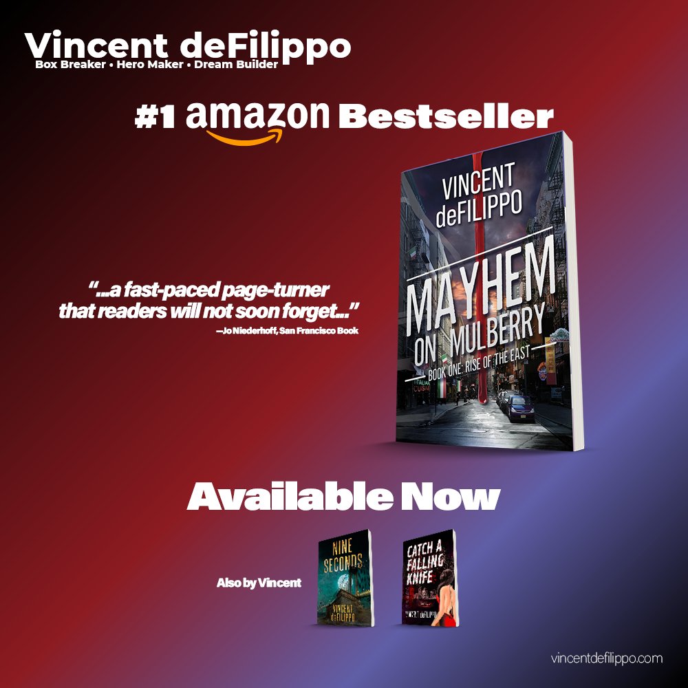 DefilippoAuthor's tweet photo. What if the only way to protect your loved one is to destroy everything youโve ever known? The streets are unforgiving. Ready to find out who survives?
๐๐๐ฆโ๐๐ ๐๐ ๐๐ข๐๐๐๐๐๐ฆ | Vincent @DefilippoAuthor https://t.co/6ElZv2Rlid
#Bestseller #1Amazon https://t.co/411La0uvGr