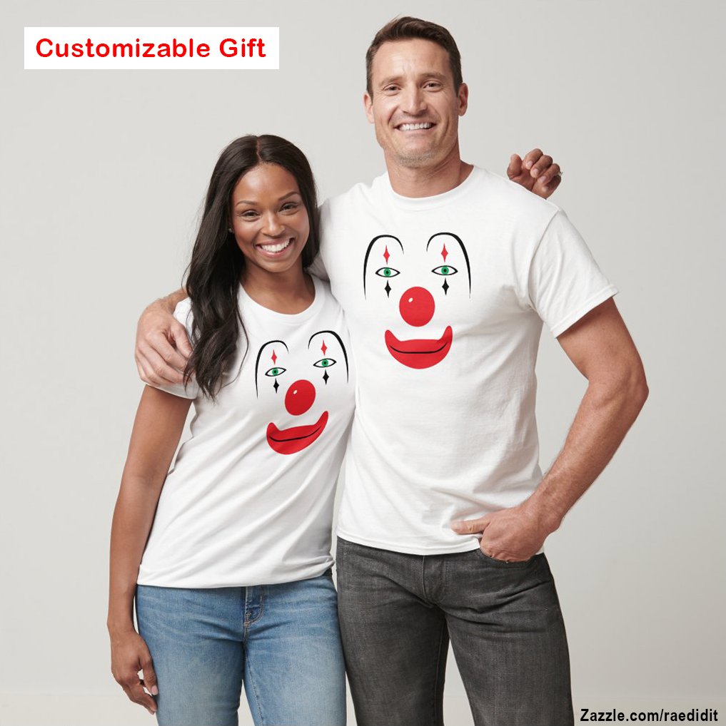 Rae_didit's tweet image. Clowns are fun for everyone! zazzle.com/happy_clown_fa… #Clown #circus #FunnyFaces #Joker #TShirts #Shirts #CustomTShirts #Clothing #Gifts #Personalized #PrintOnDemand #Zazzle