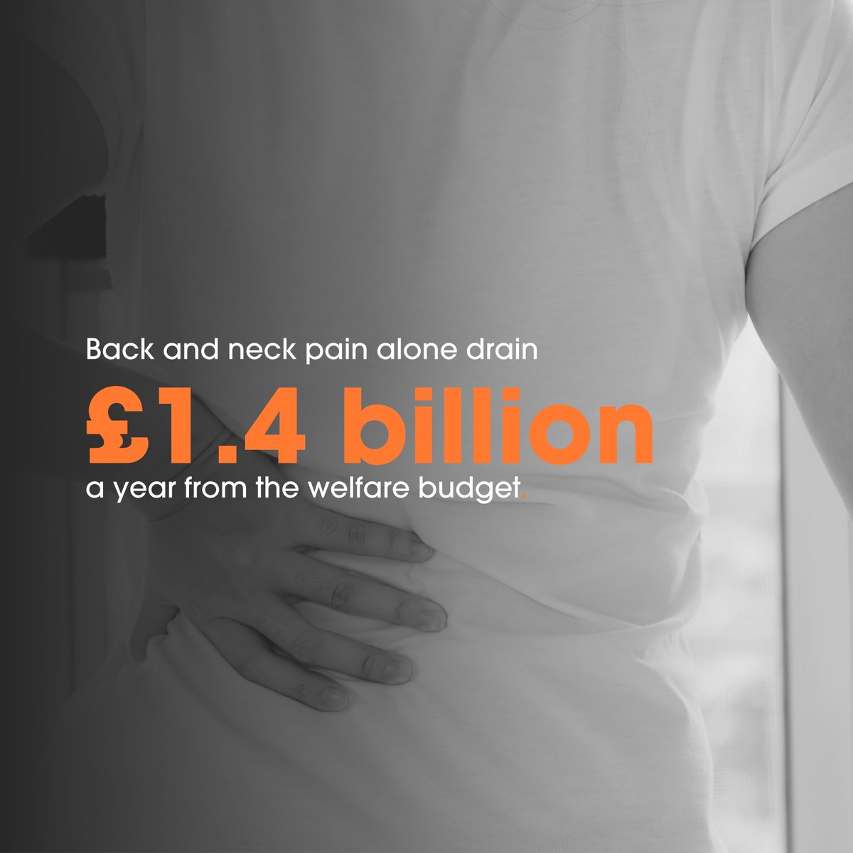 EQL (@eql_ai) on Twitter photo MSK conditions cost the UK economy BILLIONS.
Back & neck pain alone drain £1.4B from the welfare system annually, not to mention lost productivity and workplace absence. 
It's time to embrace smarter, scalable solutions to keep people healthier, active, and in work. MSK conditions cost the UK economy BILLIONS.
Back & neck pain alone drain £1.4B from the welfare system annually, not to mention lost productivity and workplace absence. 
It's time to embrace smarter, scalable solutions to keep people healthier, active, and in work.