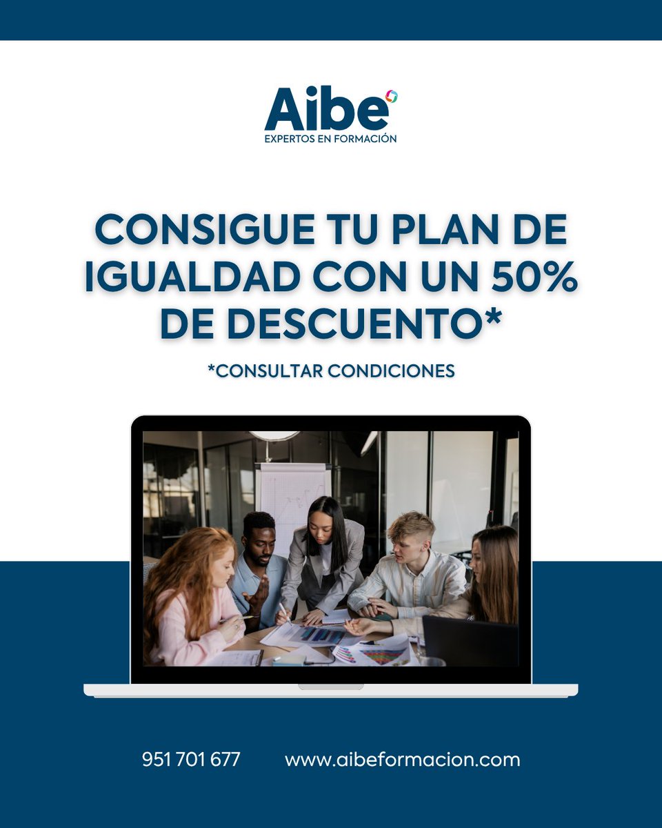 📲 Contacta con nuestro equipo:
📞 951 701 677 | 🌐 eu1.hubs.ly/H0lNr0w0

#PlanDeIgualdad #IgualdadLaboral #EmpresasResponsables #CumplimientoNormativo #AibeFormación #IgualdadDeGénero