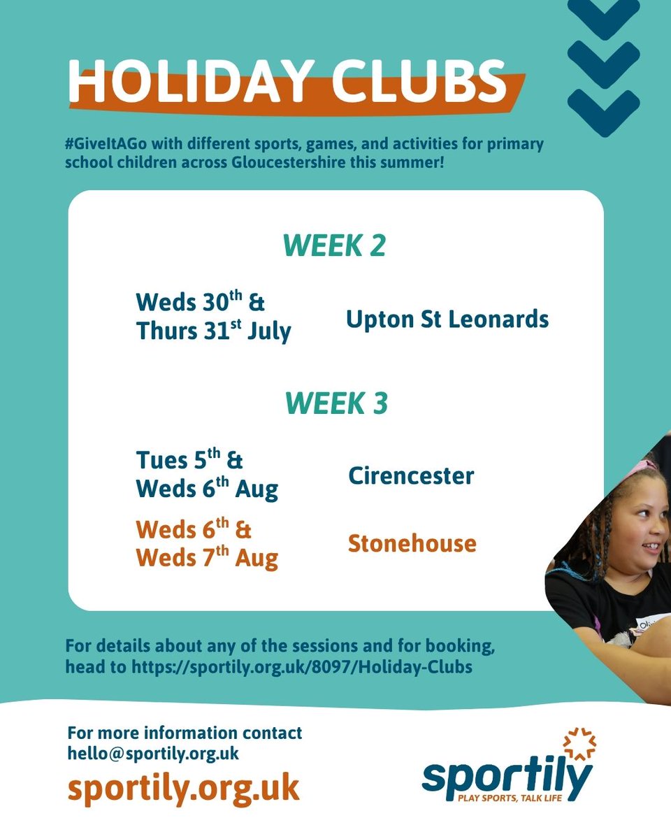 Where will we see you next? 

sportily.org.uk/8097/Holiday-C…

#Sportily #GiveItAGo #Summer2025