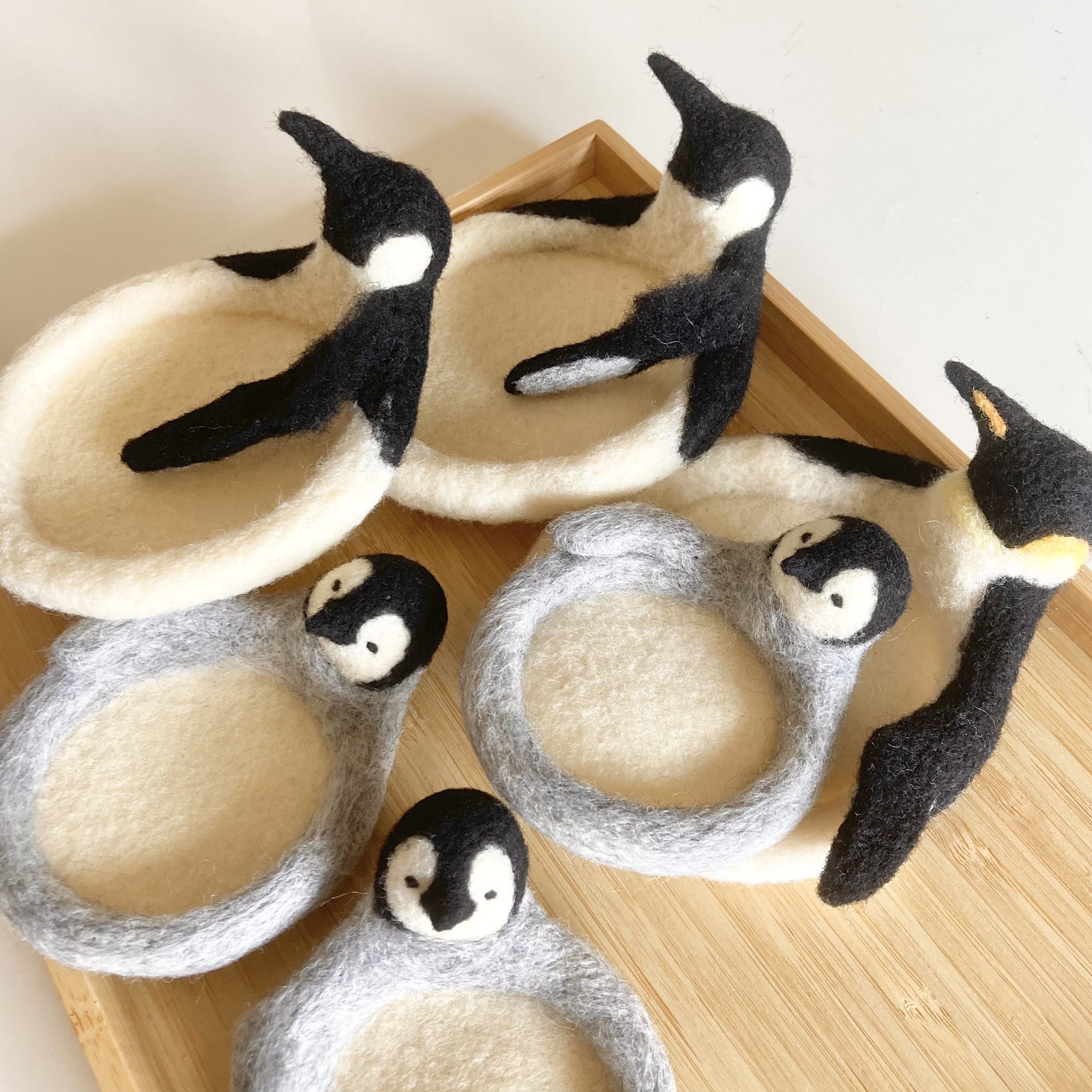 aya&yoshiko コースター　羊毛　うさぎ　ハンドメイド　手作り aya&yoshiko コースター 羊毛 うさぎ ハンドメイド 手作り