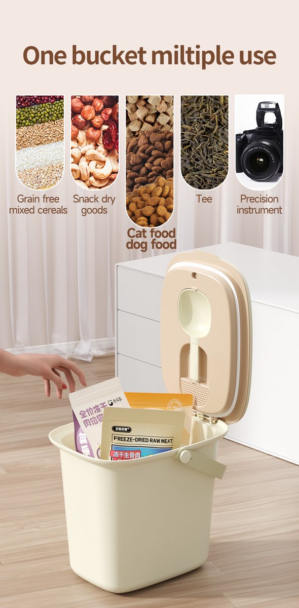 alison840526's tweet image. 🔒 SEAL FRESHNESS IN 1 CLICK!
Sunsun Vacuum Bucket:
✅ Stops food spoilage ✅ Blocks pests
✅ 10L bulk storage ✅ BPA-free
🌐 sunsun-pet.com
#SunsunPet #PetHack #FreshKibble