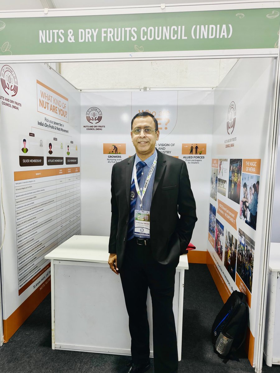 Ndfc_ind's tweet photo. 🤝 At #AICA2025, @NDFCIndia advanced its strategic MoU with AICA — championing nuts &amp; dry fruits sector growth via joint policy, platform &amp; innovation efforts.

From MEWA India 2026 to FPO-led production, collaboration drives impact.

🔗 Join us: https://t.co/w8GErV5jwf
#NDFCI https://t.co/83PMnuGP5p