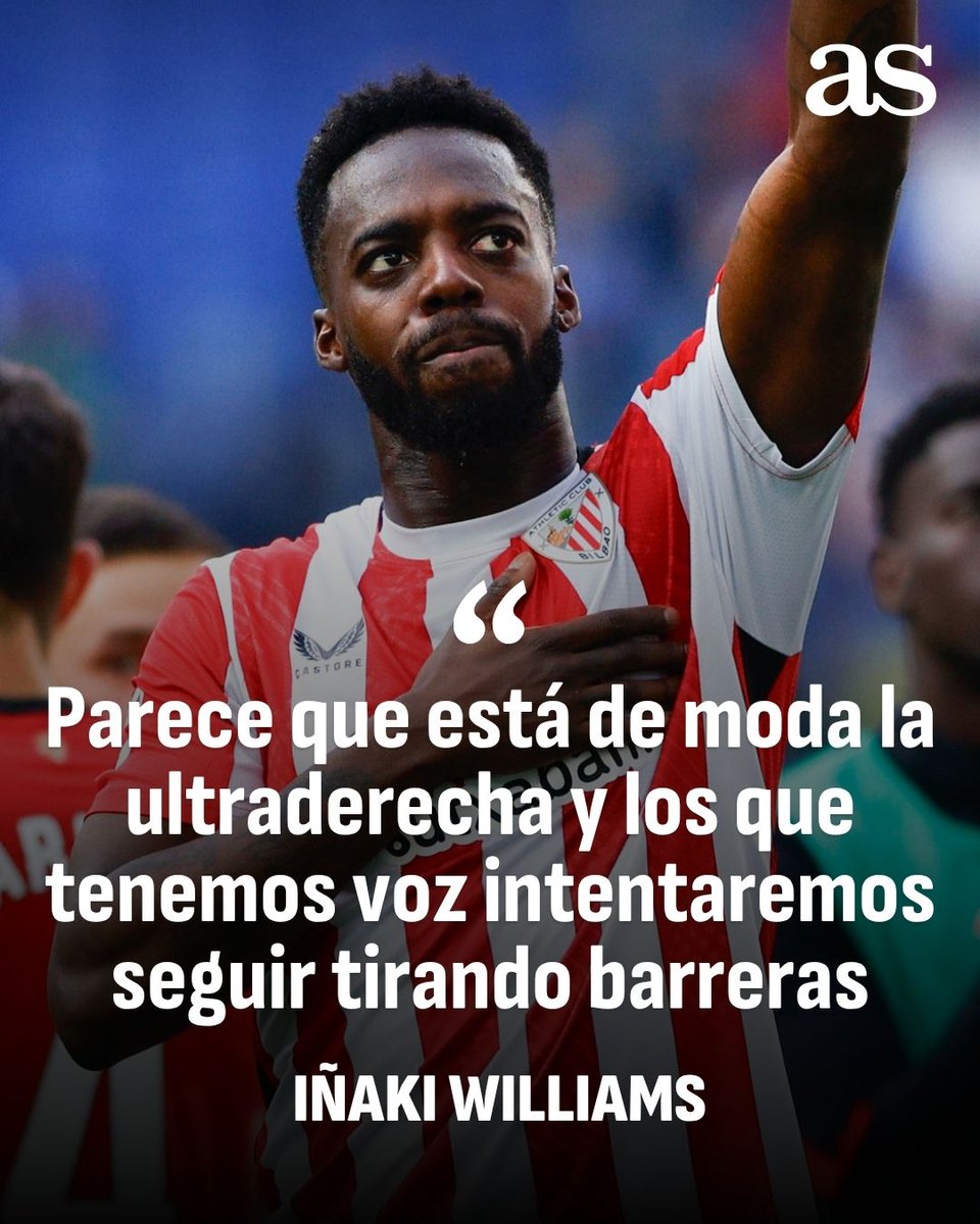 😡 Iñaki Williams, sin pelos en la lengua sobre la situación política actual