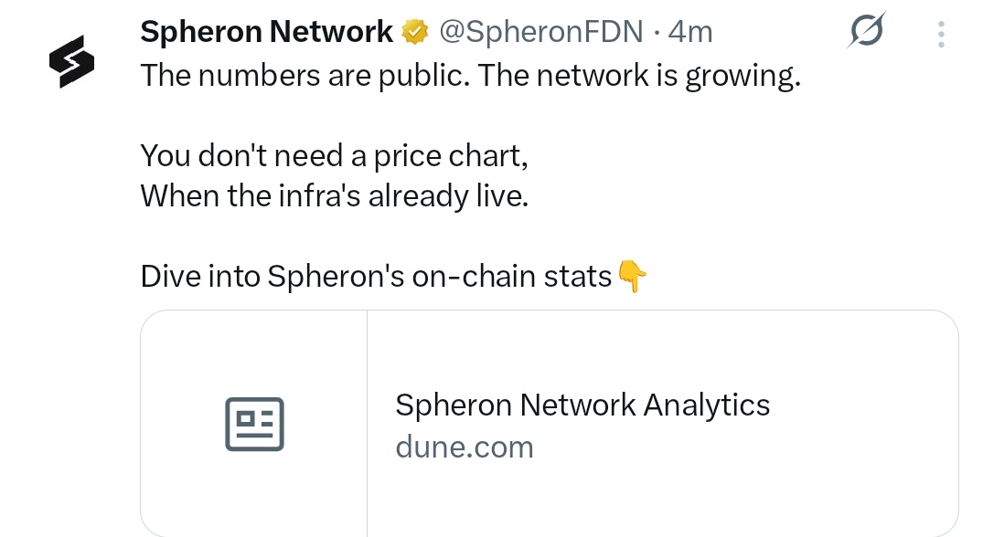 We gave @SpheronFDN our time, our trust, our voice.

And what did we get?

NOTHING.
No airdrop. No answers.
Just a big middle finger wrapped in fake promises. 🖕💩

They used us like disposable marketing bots, then threw us away like garbage once their dirty $SPON token was ready