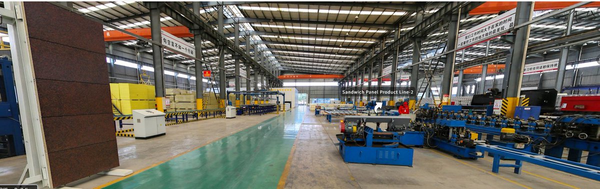 ECOBRD's tweet image. We&apos;re proud of our state-of-the-art production facility, which stands as a testament to our capabilities and ensures we deliver high-quality panels every time.🌟🌟🌟
Welcome to visit us
#sandwichpanel #factorydirect #brdeco