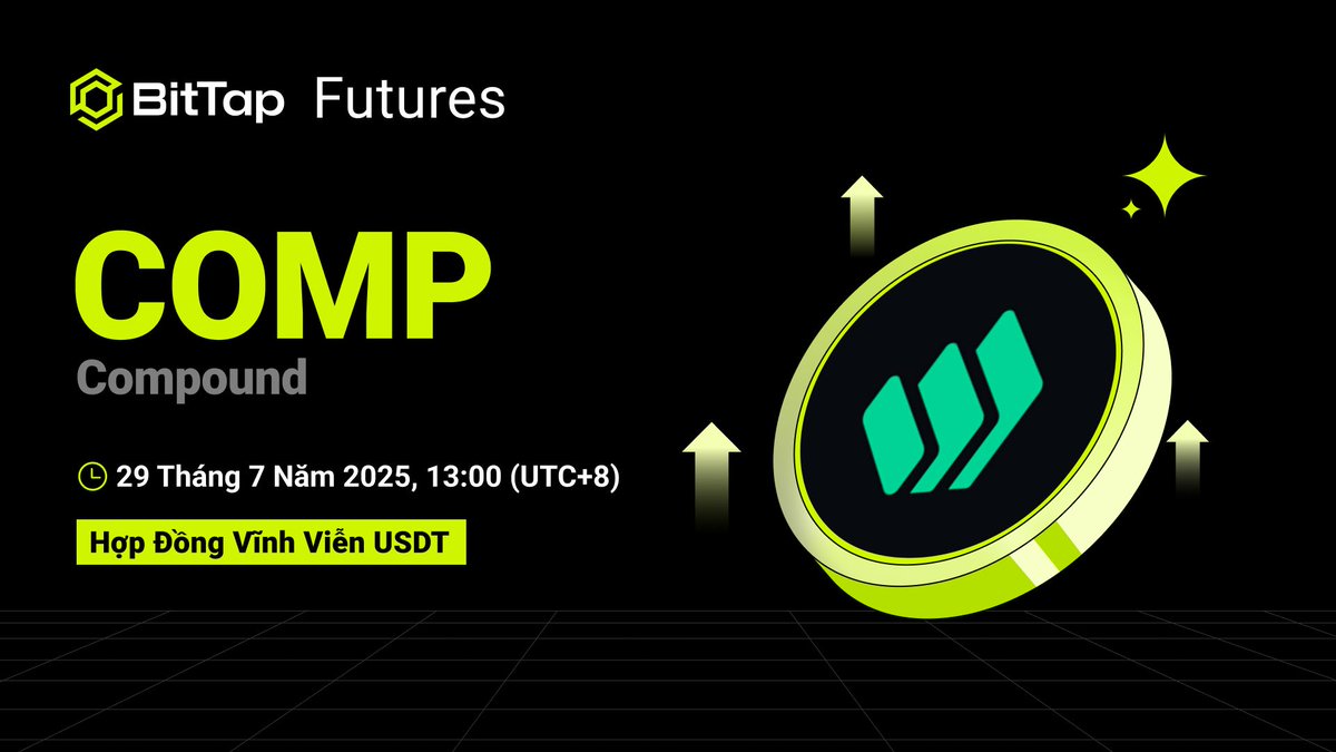 📢 Thông báo niêm yết｜$COMP
💠 Cặp giao dịch:COMP/ USDT
💠 Thời gian niêm yết: 29 tháng 7, 2025 (UTC+8)
Giao dịch ngay: buff.ly/Uflcyzu
Chi tiết:reurl.cc/1O0ZeD 
#COMP #COMPUSDT