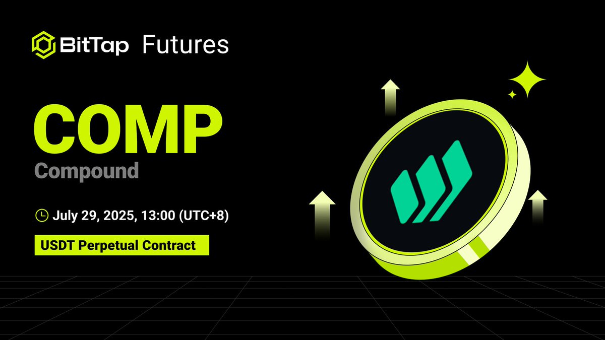 Listing Announcement｜$COMP
💠 Trading Pair:COMP/USDT
💠 Launch Date: July 29, 2025  (UTC+8)
Trade Now: buff.ly/Uflcyzu 
Details: buff.ly/twvfhO8 
#COMP#COMPUSDT