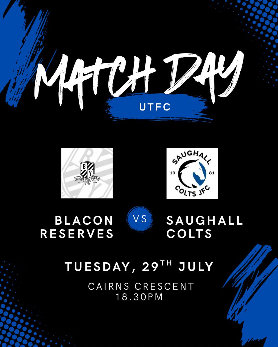 Saughall_Colts's tweet image. Pre-Season Match day 3🔵⚫️