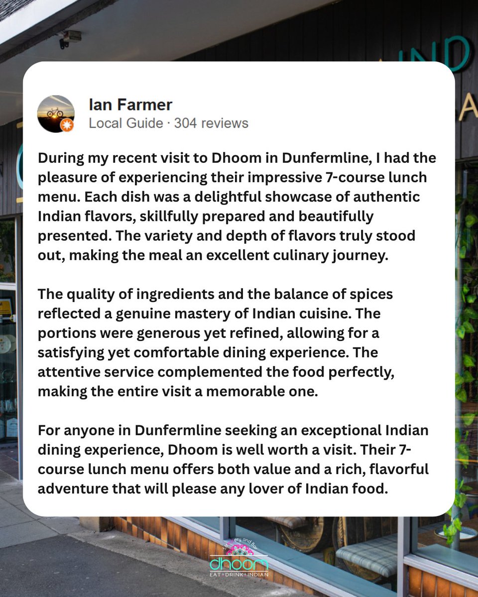 We’re honestly touched by this beautiful review from Ian Farmer — thank you from the bottom of our hearts.

Your words made us pause, smile, and feel proud of what we do. Thank you for your visit, kind words, and reminding us why we love doing what we do.

We can’t wait to
